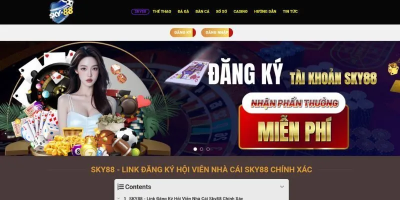 Giới thiệu khái quát về Sky88 và những điểm nổi bật